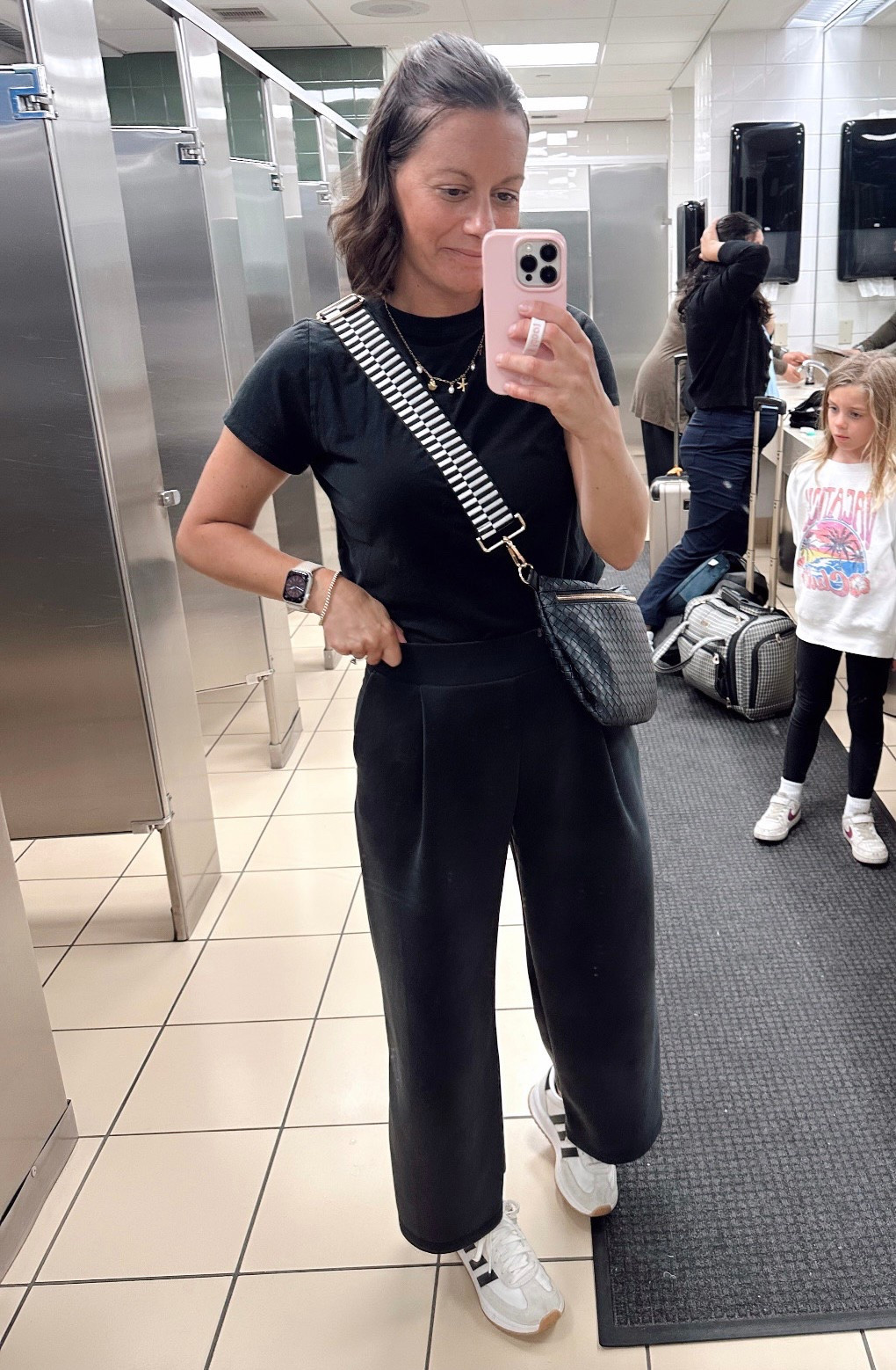 Airport outfit! 
The best travel pants! Super comfy and chic! Run true to size.



#LTKPetite #LTKFindsUnder50 #LTKOver40