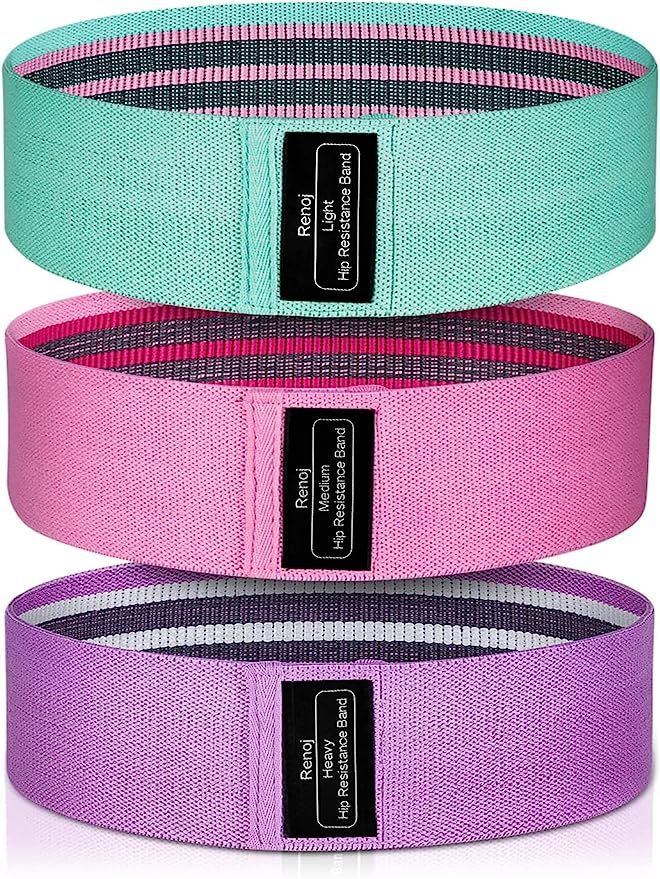 Renoj Resistance Bands for Working Out, Exercise Bands Workout, 3 Booty Bands for Women Legs and ... | Amazon (US)