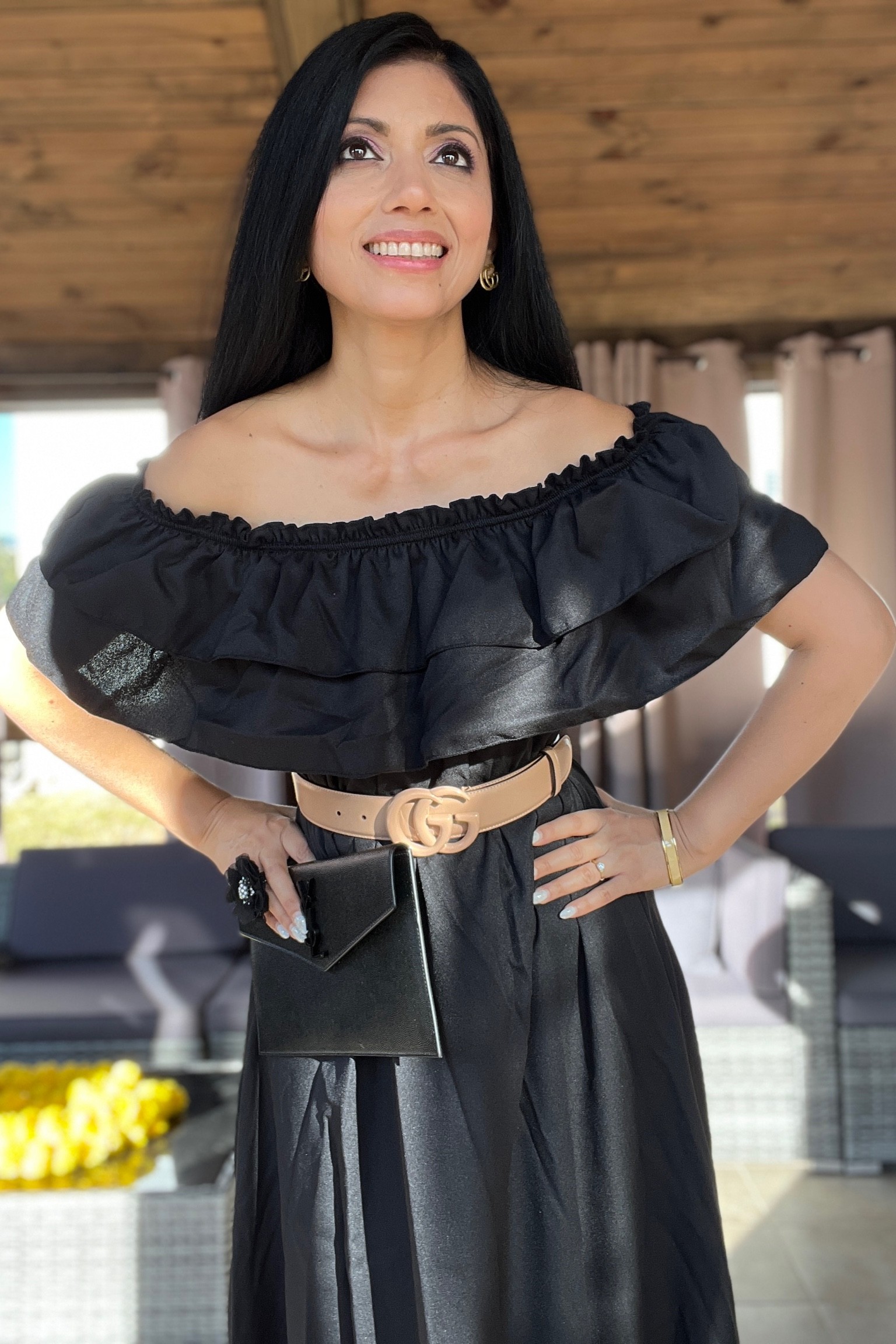 The black magic!

Black dress beige belt 

#LTKsalealert #LTKunder50 #LTKHoliday