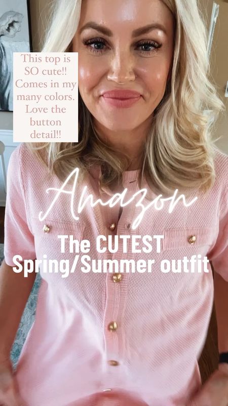 When I tell you, THIS Amazon Summer outfit is 👌🏼QUALITY!! 

So impressed and the top/pants come in many colors. The shoes are like walking on clouds ☁️!!! 

Everything is linked here. I’m a small in top and size 6 in pants for reference. Have a wonderful day, friends! ⭐️🤩🥰

#amazonfashion #amazondeals #amazonfinds #amazonmusthaves #springfashion #amazonforthewin #summerfashion #ootd #founditonamazon #outfitinspo

#LTKfindsunder50 #LTKstyletip #LTKfindsunder100
