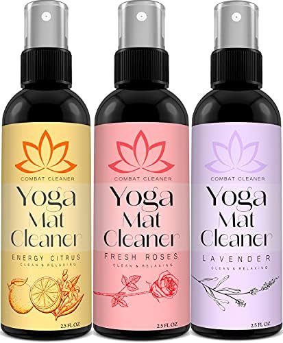 Yoga Mat Cleaner Spray Kit (Pack of 3) Includes a Microfiber Towel, Restores and Refreshes Yoga M... | Amazon (US)