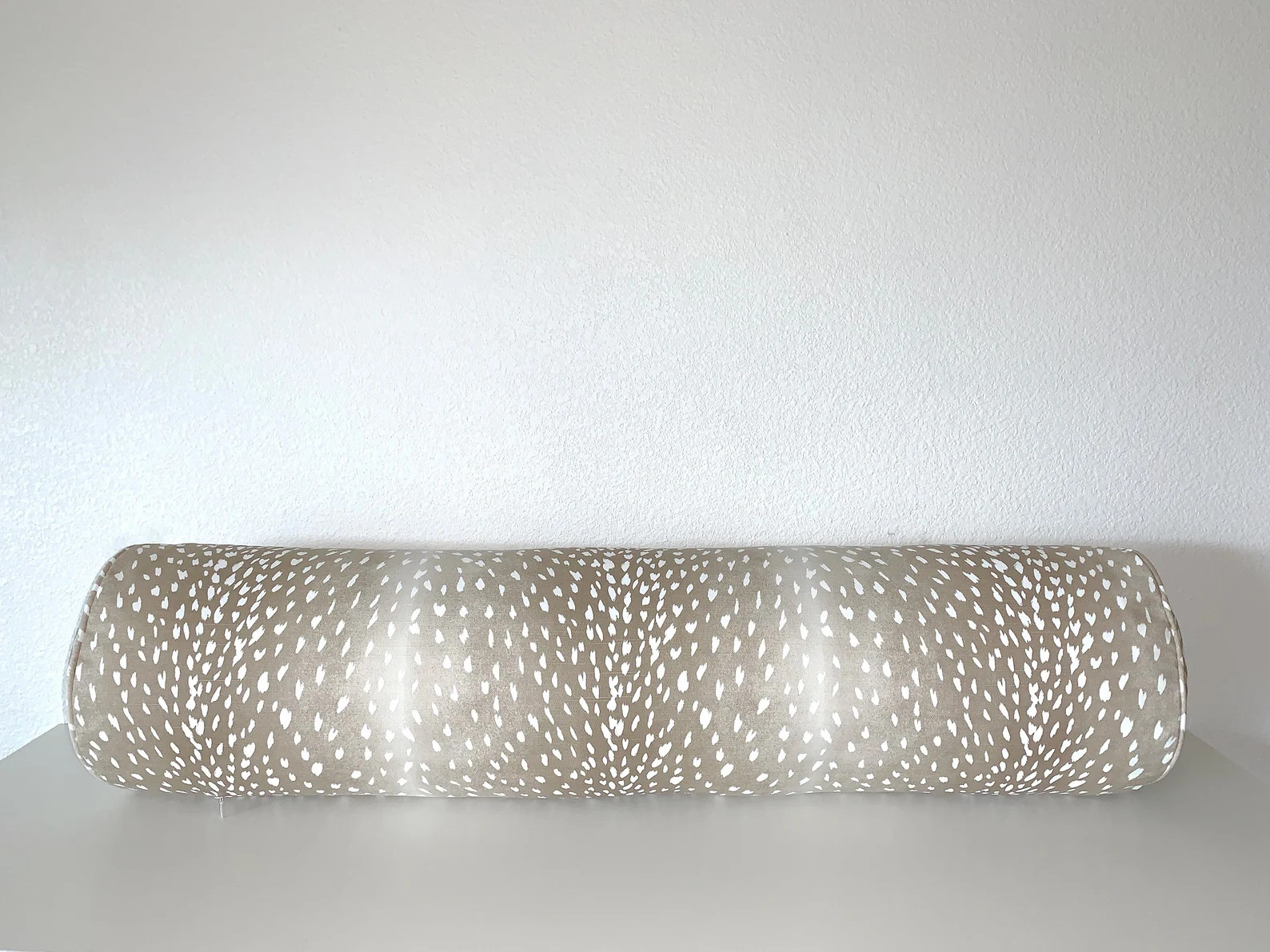 Authentic Vern Yip Antelope Fawn Bolster Pillow Cover - 100% Cotton  / Available in Lumbar, Throw... | Etsy (US)