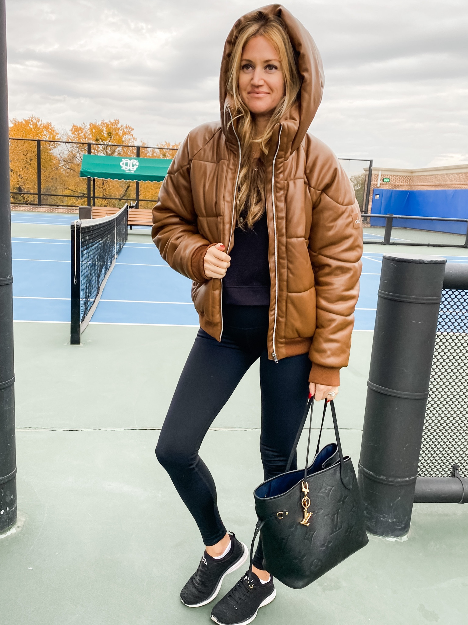 Faux Leather Boss Puffer curated on LTK