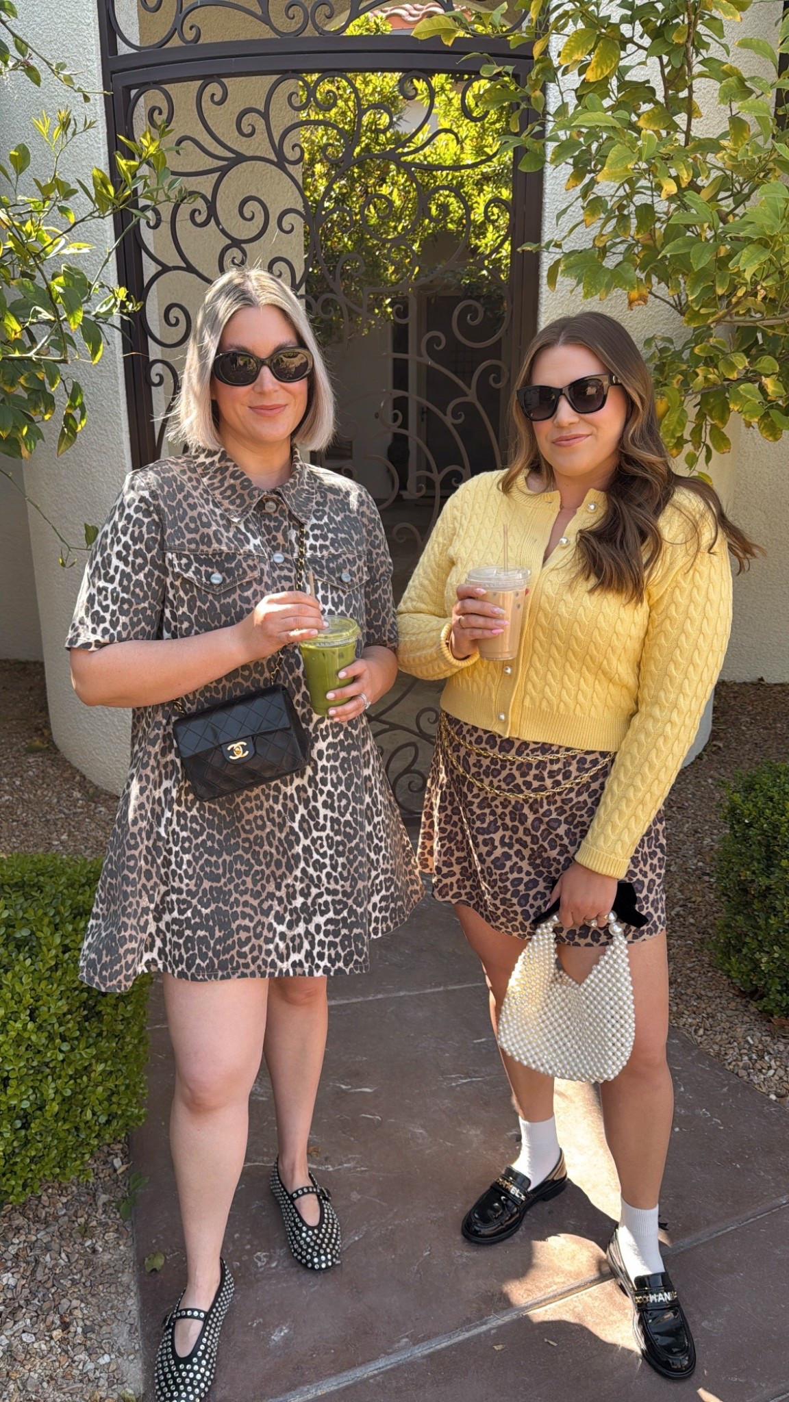 besties midsize curvy style! 💛 wearing size large in yellow cable knit sweater and size large in leopard skort 

#LTKMidsize #LTKSeasonal