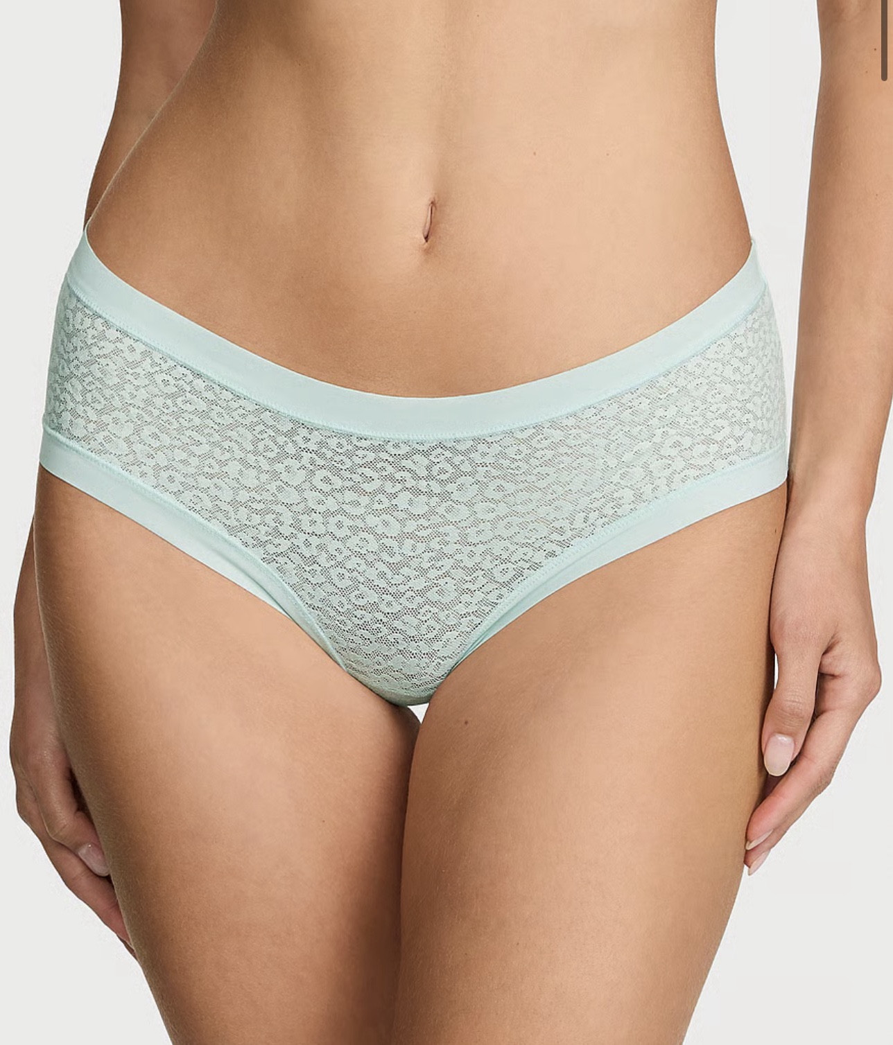 No-show comfort, cheeky coverage, and a new leopard lace you’ll go wild for. A sleek, microfiber trim banishes panty lines for an almost-invisible look.
Mid rise
Allover leopard lace with 360º stretch
Sleek microfiber trim at waist & legs
Nearly invisible finish under clothing
Seamless, bonded cotton gusset lays flat
Minimal back coverage: lots of cheek peek
Machine wash
Imported
@victoriassecret 

#LTKU #LTKdayinmylife #LTKSaleAlert