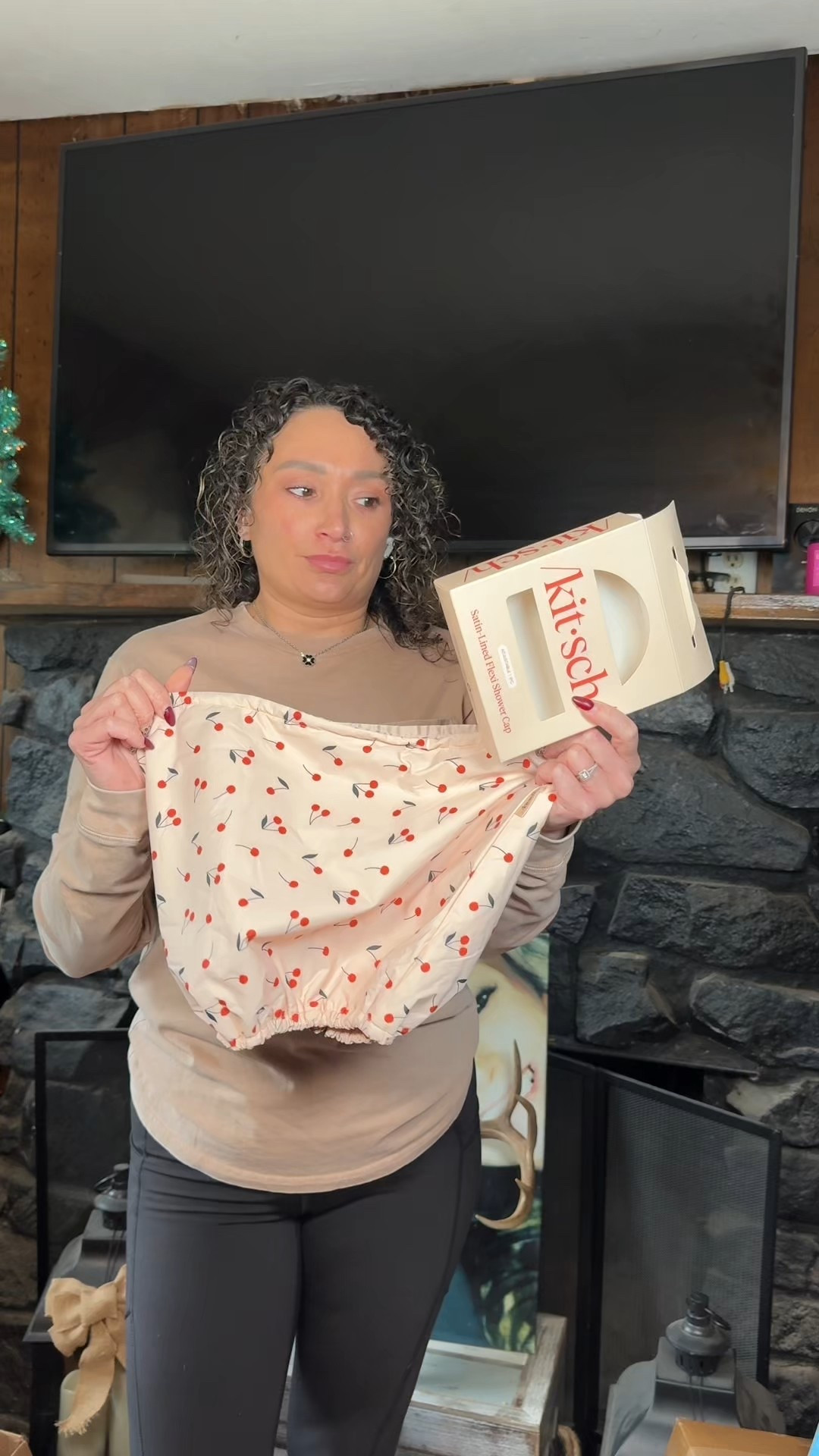 The cherry print shower cap is the ultimate shower HACK! It’s cute, large enough to fit any amount of hair, satin lined to help keep your hair fresh free, and will completely keep your hair dry! 

#LTKBeauty #LTKGiftGuide #LTKselfcare