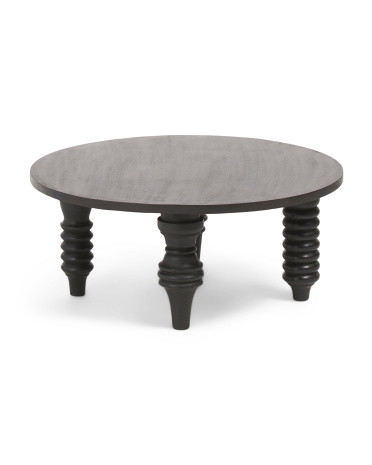 24x12 Wood Knobby Leg Coffee Table | TJ Maxx