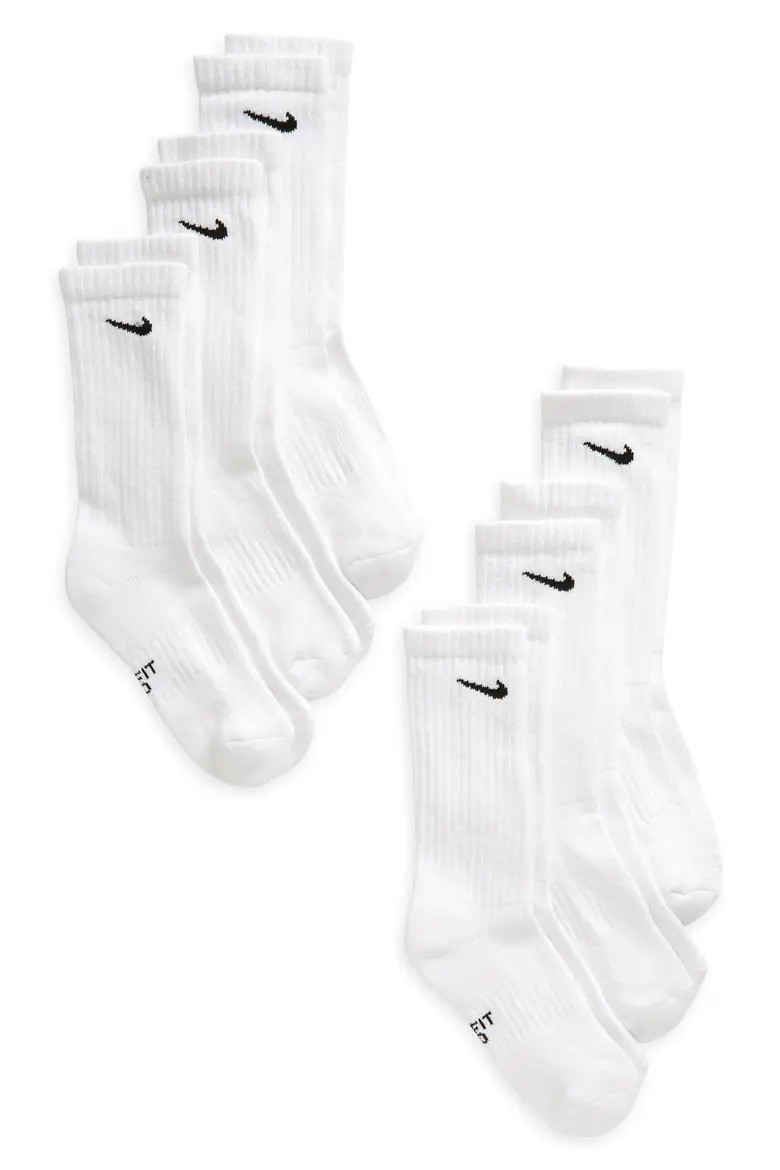 Pack of 6 Everyday Cushioned Crew Socks (Men) | Nordstrom | Nordstrom