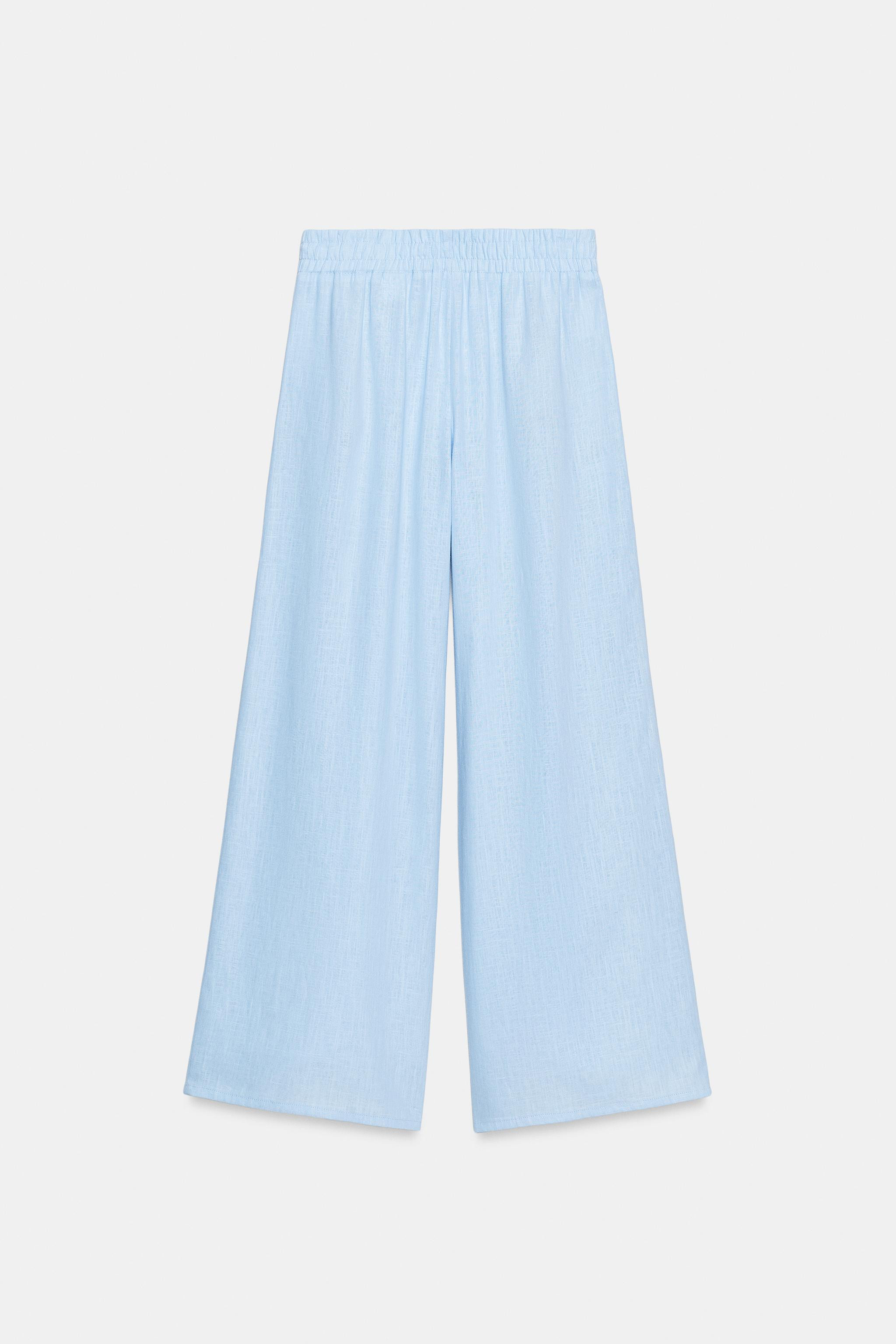 WIDE LINEN PANTS | Zara US