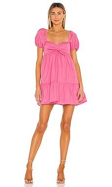 Amanda Uprichard Goldie Dress in Hot Pink from Revolve.com | Revolve Clothing (Global)