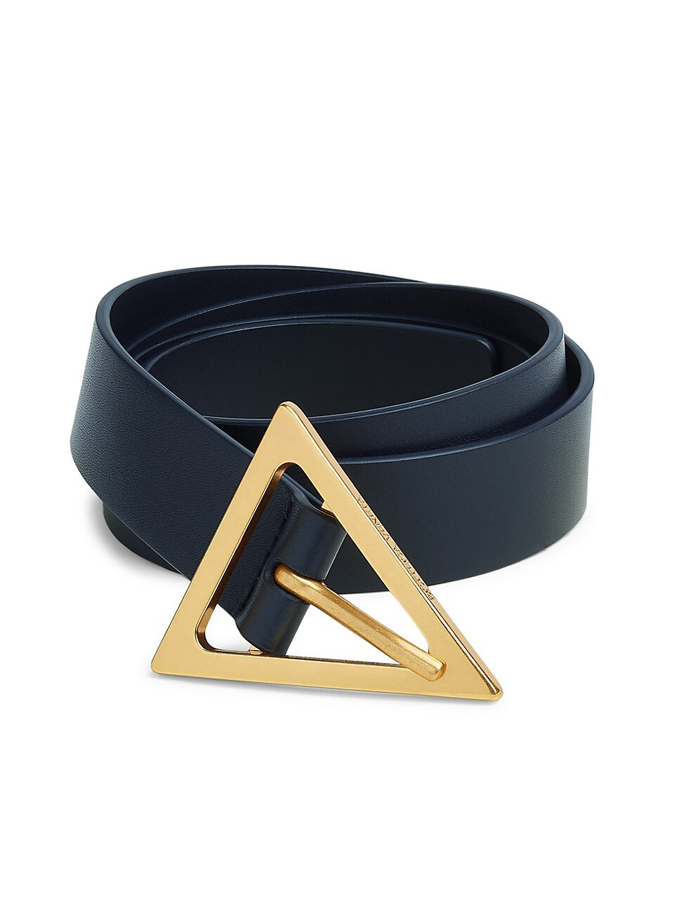 Triangle-Buckle Leather Belt | Saks Fifth Avenue