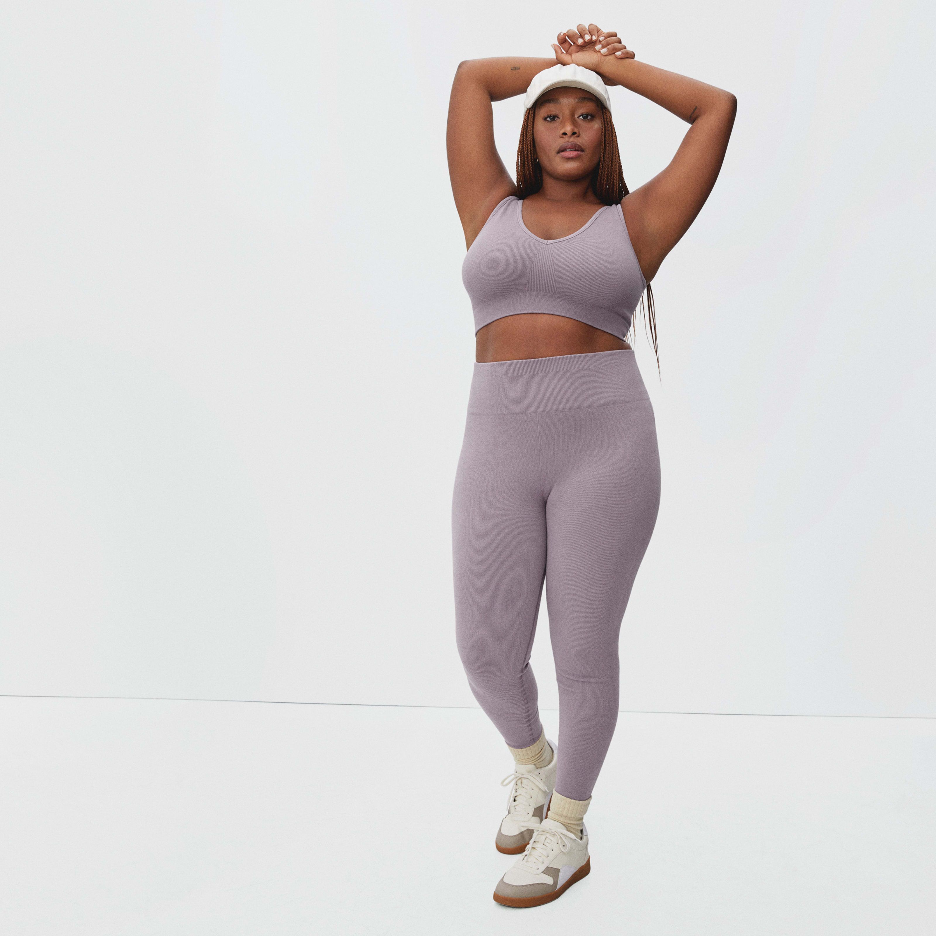 Seamless Legging by Everlane in Dusty Lavender, Size M/L | Everlane