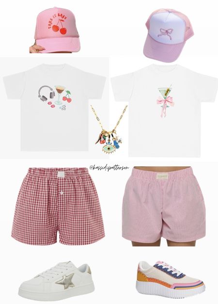 Baby tee, women’s boxer shorts, casual outfits, casual spring outfit

#LTKfindsunder50 #LTKU #LTKtravel