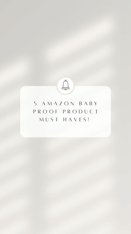 Shop my top 5 amazon baby proof product must haves here! Linked below are: #cornercovers #outletcovers #invisiblecabinetlatchlocks #toiletseatlock #drawercabinetlocks . They have been a life savor in this household and non require any drilling 🛠️ Happy shopping! 

#LTKkids #LTKbaby #LTKfamily