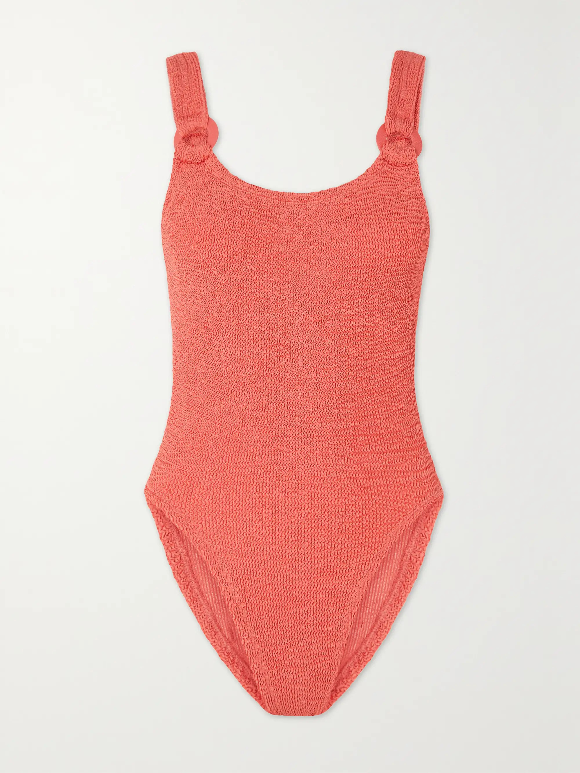 + Rose Inc Christy seersucker swimsuit | NET-A-PORTER (UK & EU)