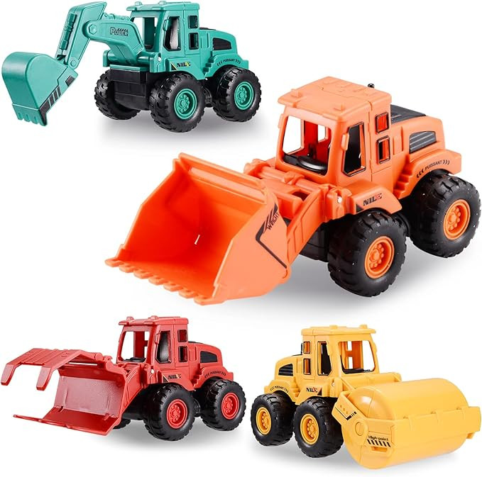 Construction Toys for 3 Years Old Boys Girls Toddlers Kids, Friction Powered Construction Truck T... | Amazon (US)