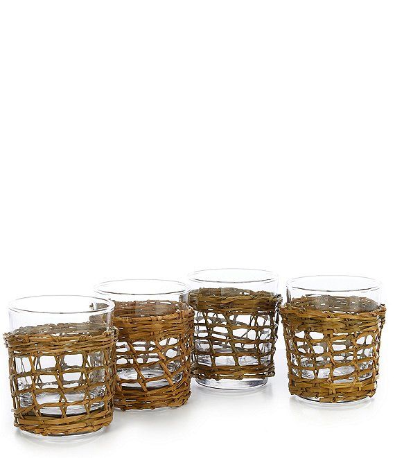 Bali Double Old Fashioned Glasses, Set of 4 | Dillards