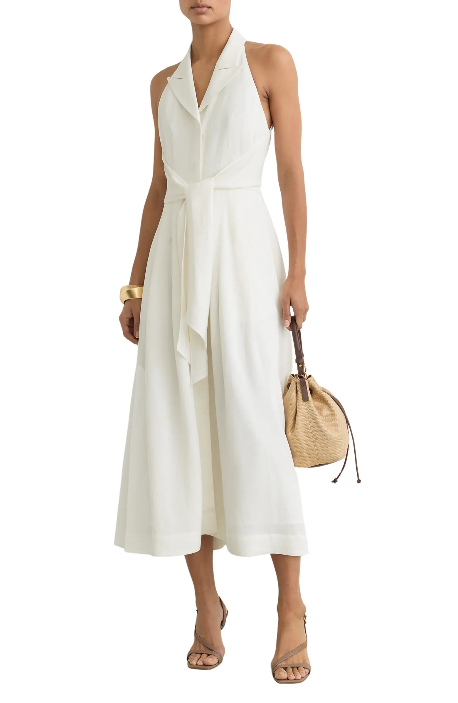 Tor Tie Waist Sleeveless Maxi Dress | Nordstrom