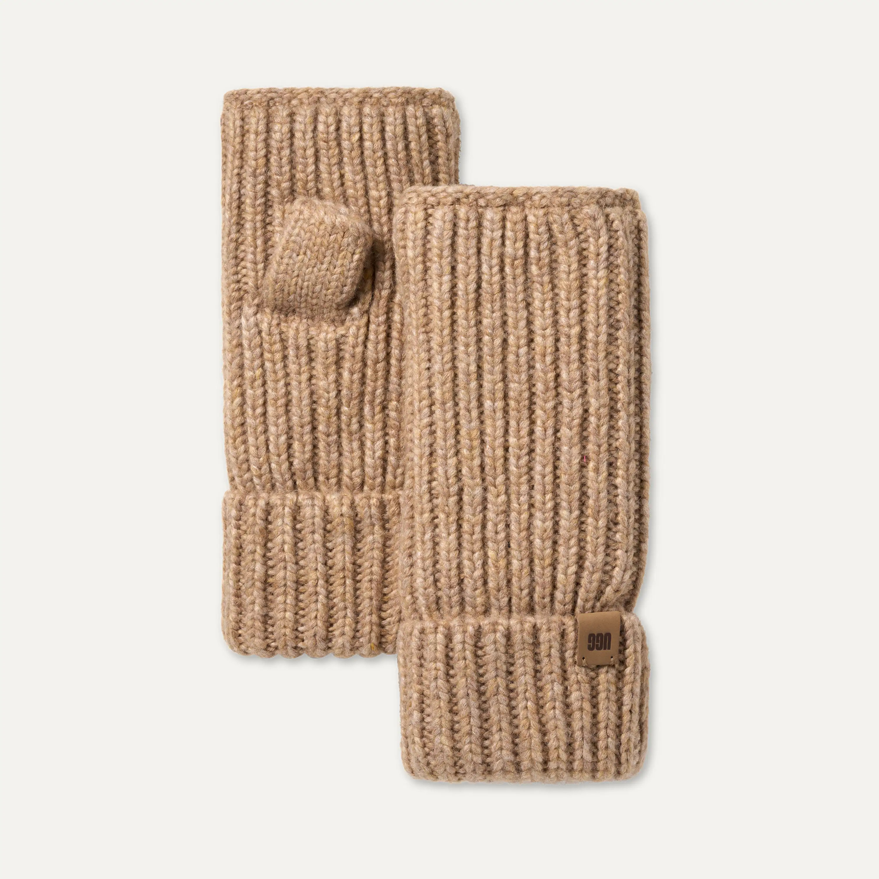 UGG® Women's Chunky Rib Fingerless Glove in Camel | UGG (US)