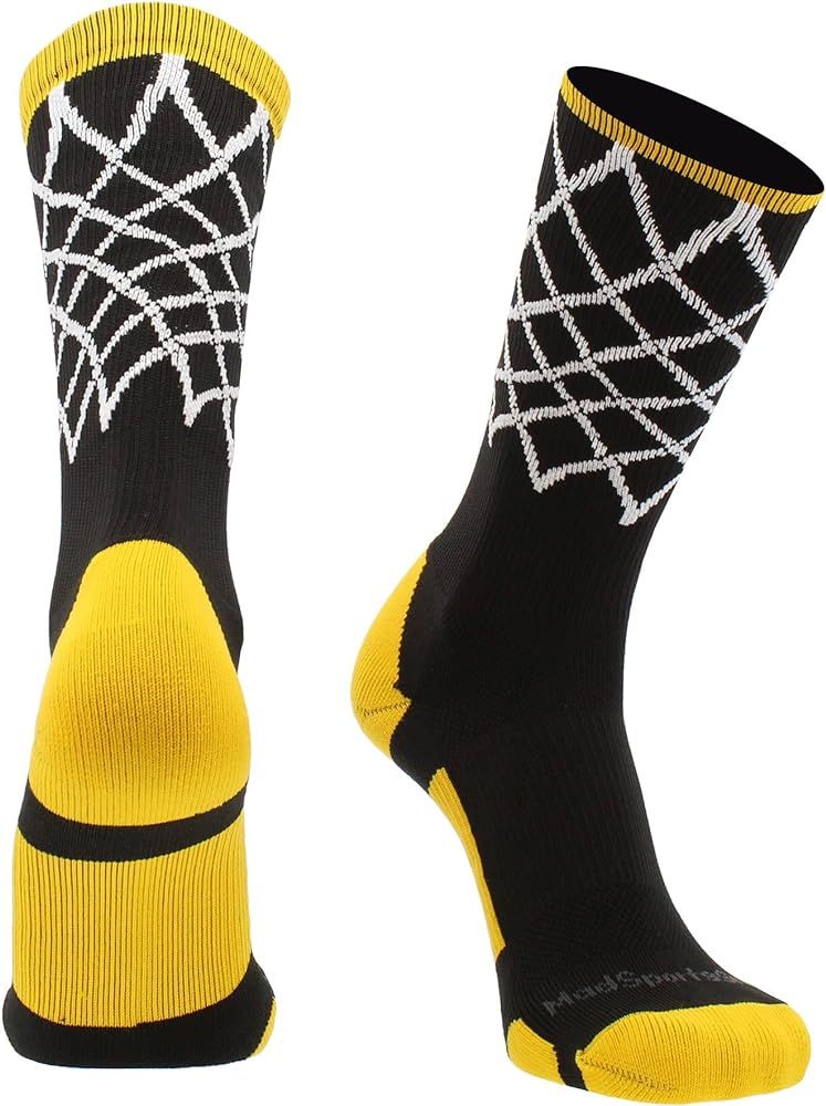 MadSportsStuff Elite Basketball Socks with Net Crew length - made in the USA | Amazon (US)