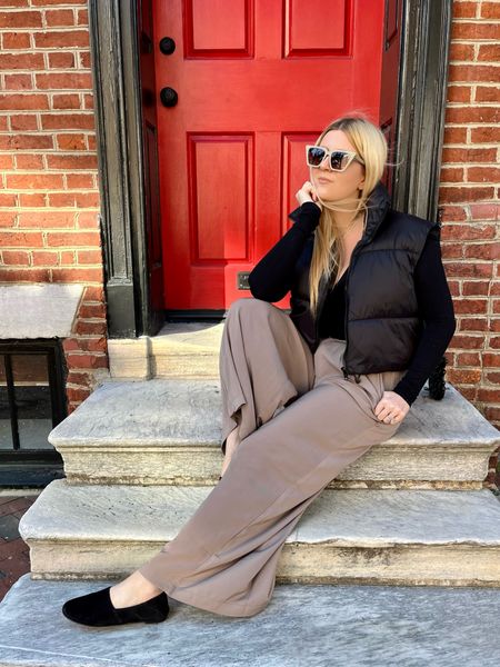 Amazon fashion finds. Affordable fashion layering pieces. Fall outerwear. Capsule wardrobe. 

Both TTS. 
Trousers have an elastic waistband as well as hook and zipper. 

#LTKunder50 #LTKstyletip