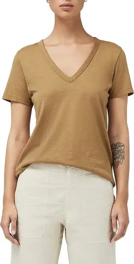 The Slub V-Neck Organic Pima Cotton T-Shirt | Nordstrom