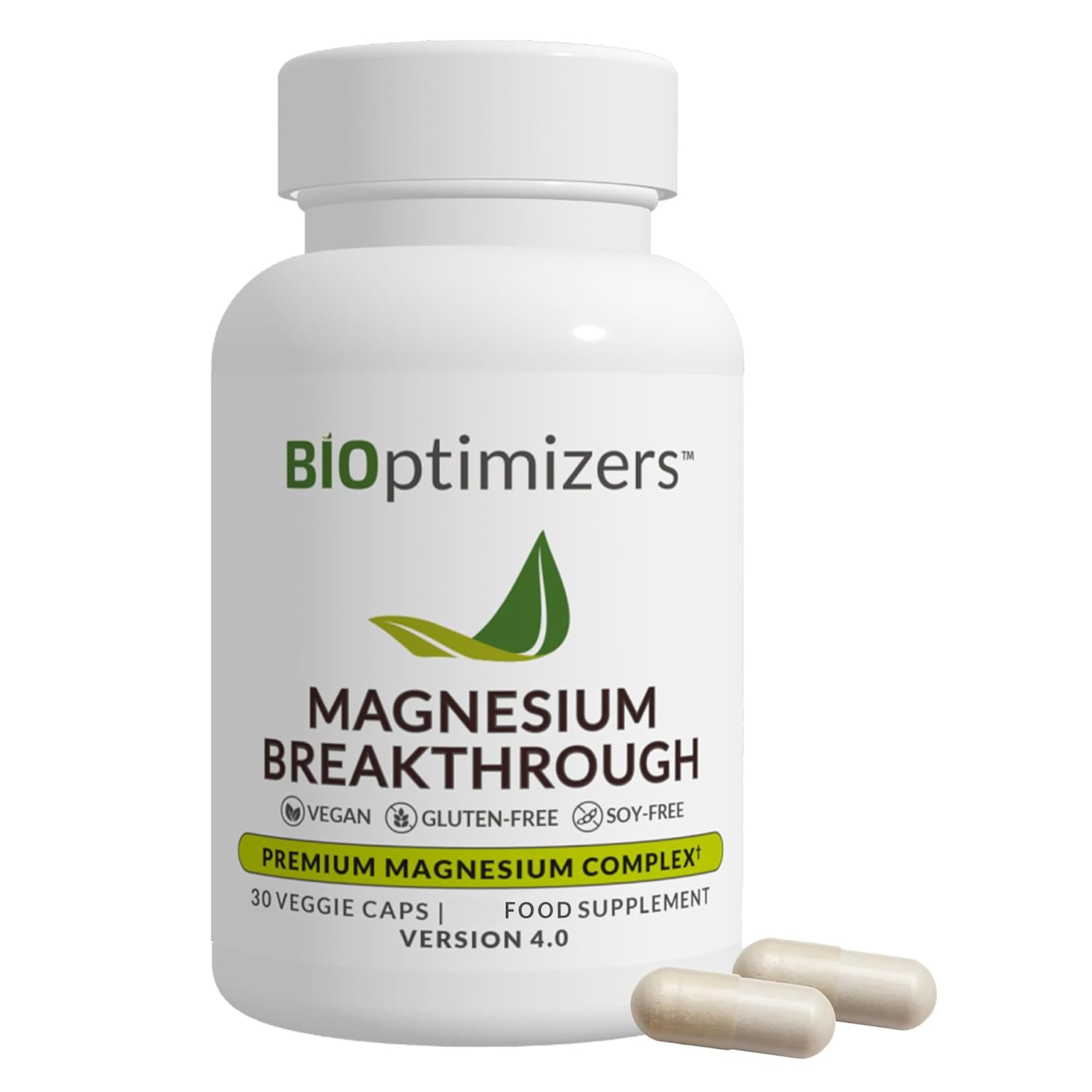 BIOptimizers Magnesium Breakthrough Supplement with 500mg - 7 Forms of Magnesium: Glycinate, Mala... | Amazon (US)