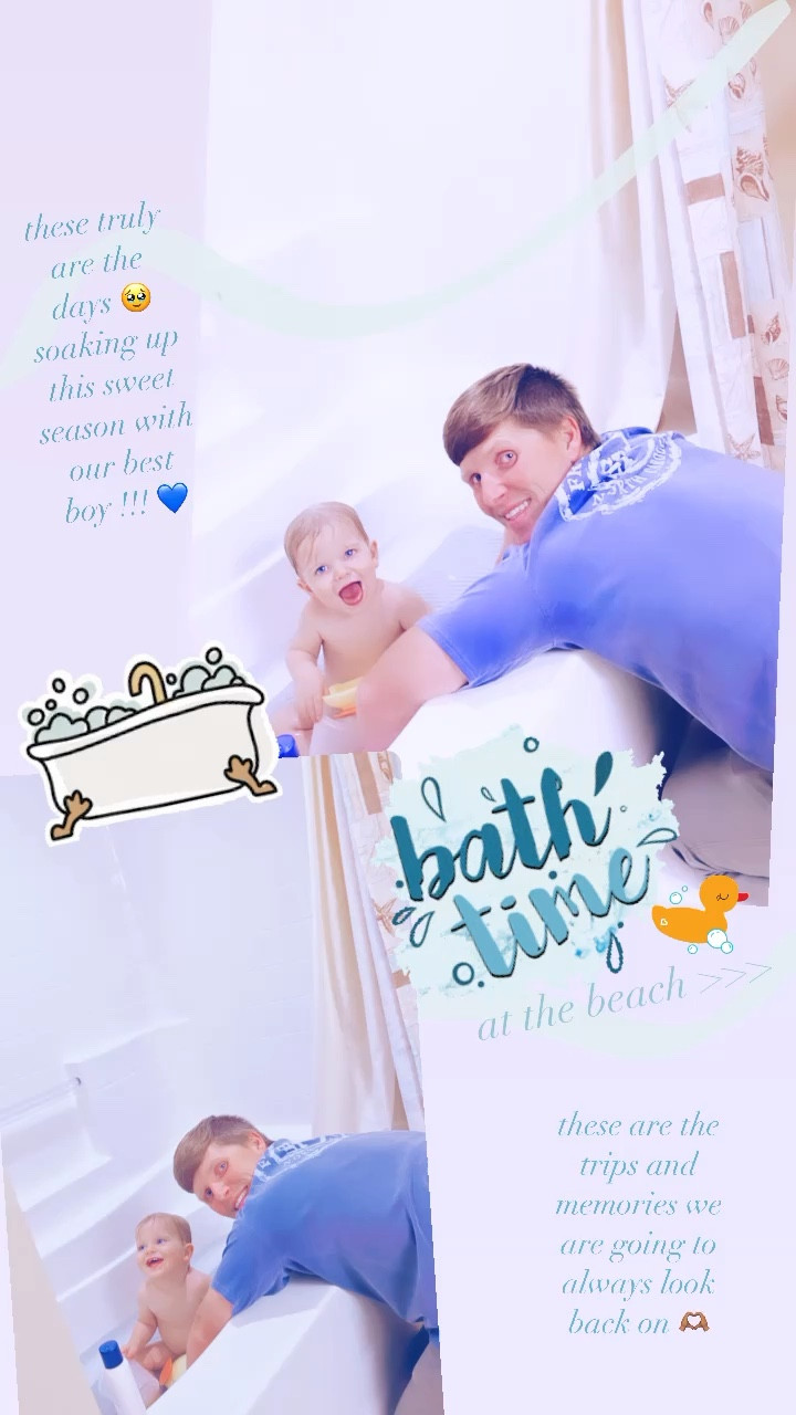 bath time at the beach >>> these are the trips and memories we are always going to look back on - truly the sweetest times with these too! 💙

#LTKtravel #LTKfamily #LTKbaby