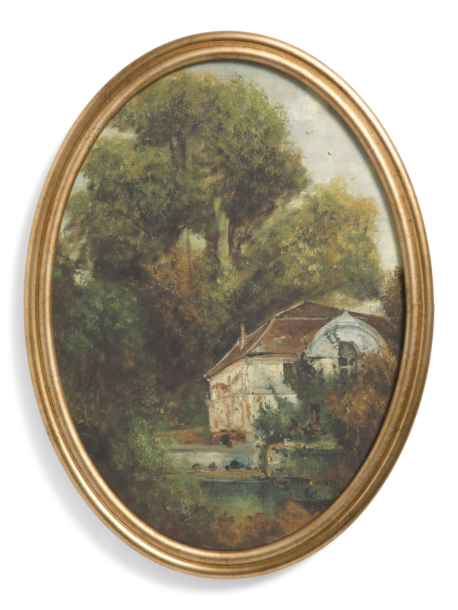 12x16 Whispering Mill Cottage Oval Wall Art | Pillows & Decor | Marshalls | Marshalls