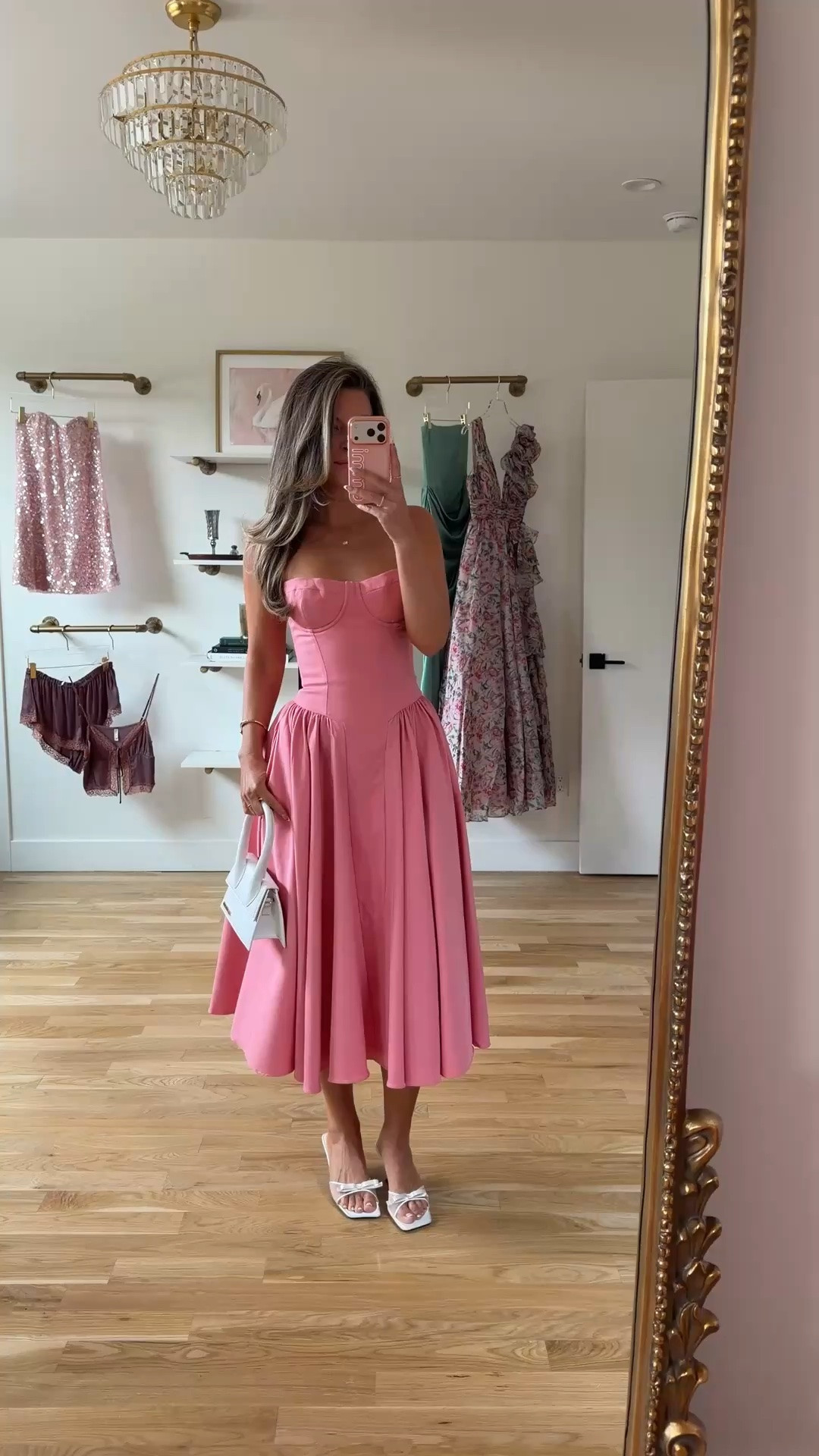 pink strapless corset-bodice midi with a full, gathered skirt summer wedding guest formal event dress 💐💍

I’m 5’4” and wearing my normal size 2/small

electric picks: emerson20

summer wedding guest dresses, wedding guest dresses, cocktail dresses, semi-formal dresses, black tie wedding guest dresses, destination wedding guest dresses, garden party dresses, wedding guest outfit ideas

#LTKootd #LTKSeasonal #LTKWedding