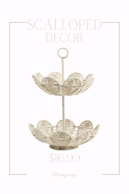 Scalloped decor 

#LTKfindsunder100 #LTKhome #LTKfindsunder50