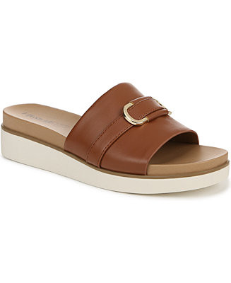 LifeStride Women's Genevieve Square Open Toe Slide Platform Sandals - Macy's | Macy's