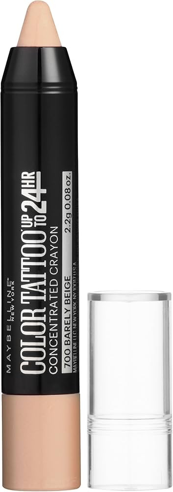 Maybelline Eyestudio ColorTattoo Concentrated Crayon,700 Barely Beige, 0.08 oz. | Amazon (US)