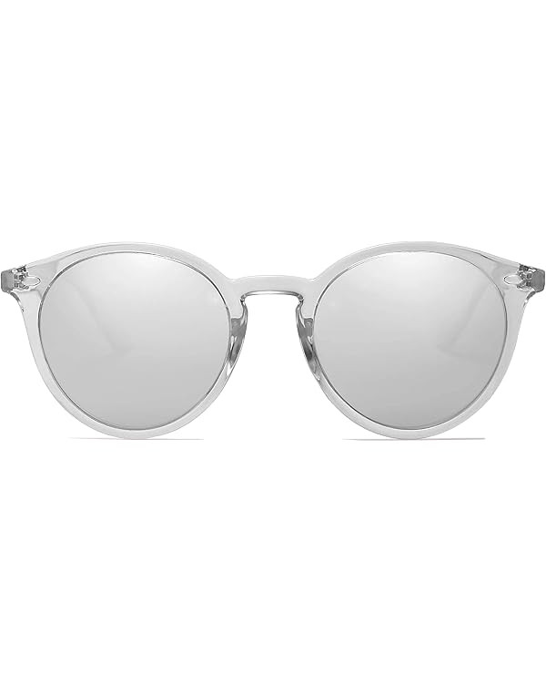 SOJOS Retro Round Polarized Sunglasses for Women Men Classic Vintage Sunnies SJ2069 | Amazon (US)