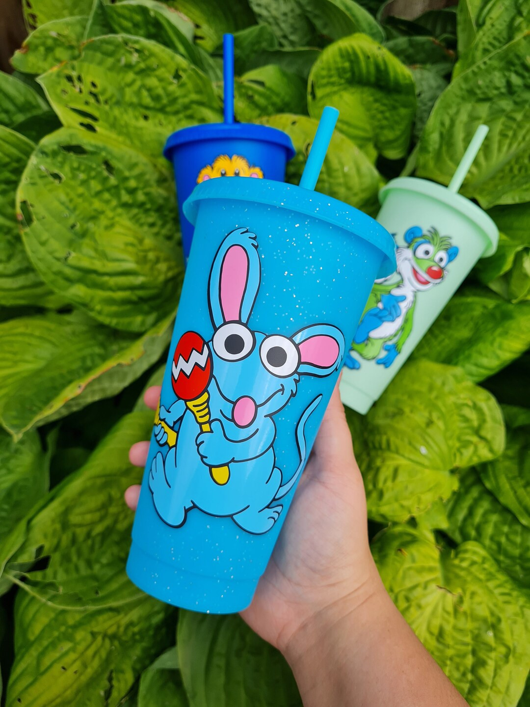 Tutter Inspired Cold Cup Kids Show Gifting Starbucks Bear in the Big Blue House - Etsy | Etsy (US)