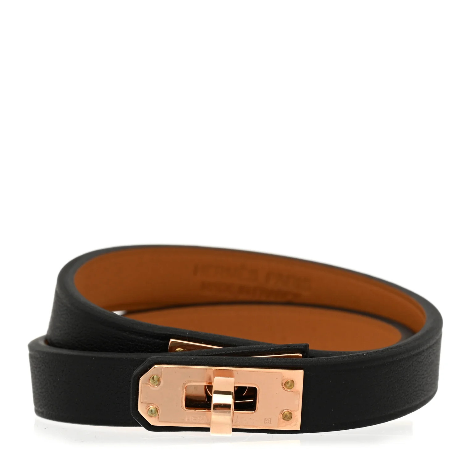 Swift Mini Kelly Double Tour Bracelet T1 Black | FASHIONPHILE (US)