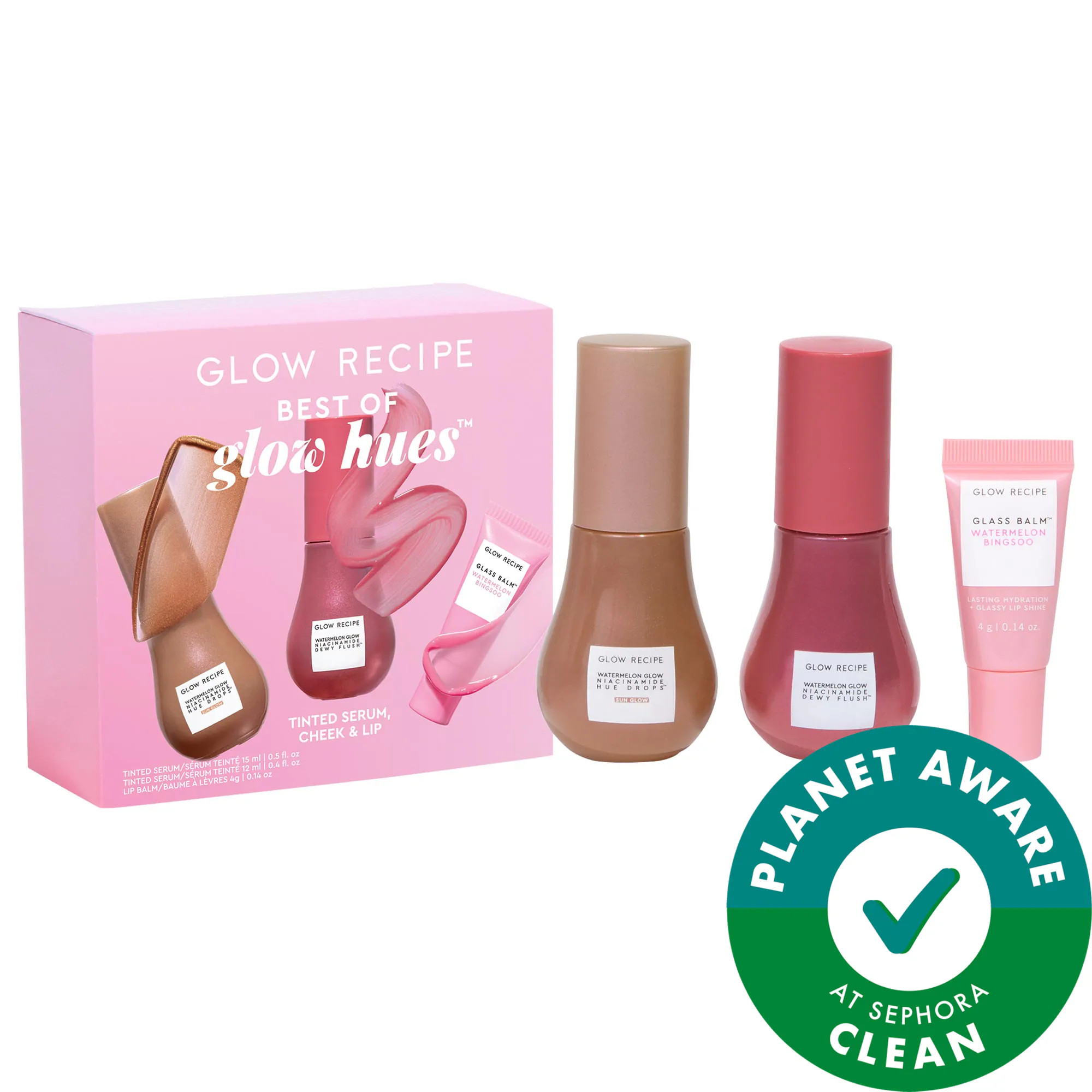 Glow Recipe Best of Glow Hues - Tinted Serum, Cheek & Lip Gift Set | Sephora (US)