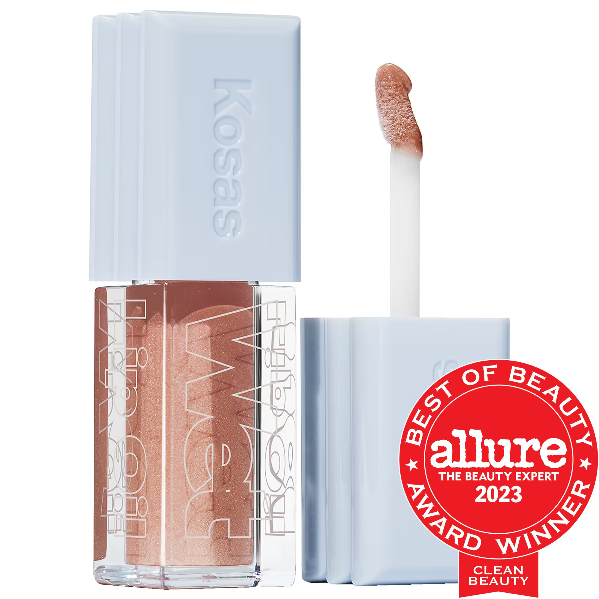 Kosas Wet Lip Oil Plumping Peptide Lip Treatment Gloss Unzipped .15 oz/ 4.6 mL | Sephora (US)