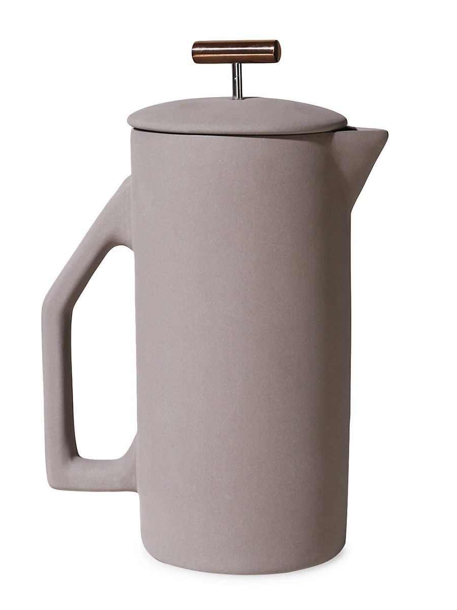 Ceramic French Press - Grey | Saks Fifth Avenue