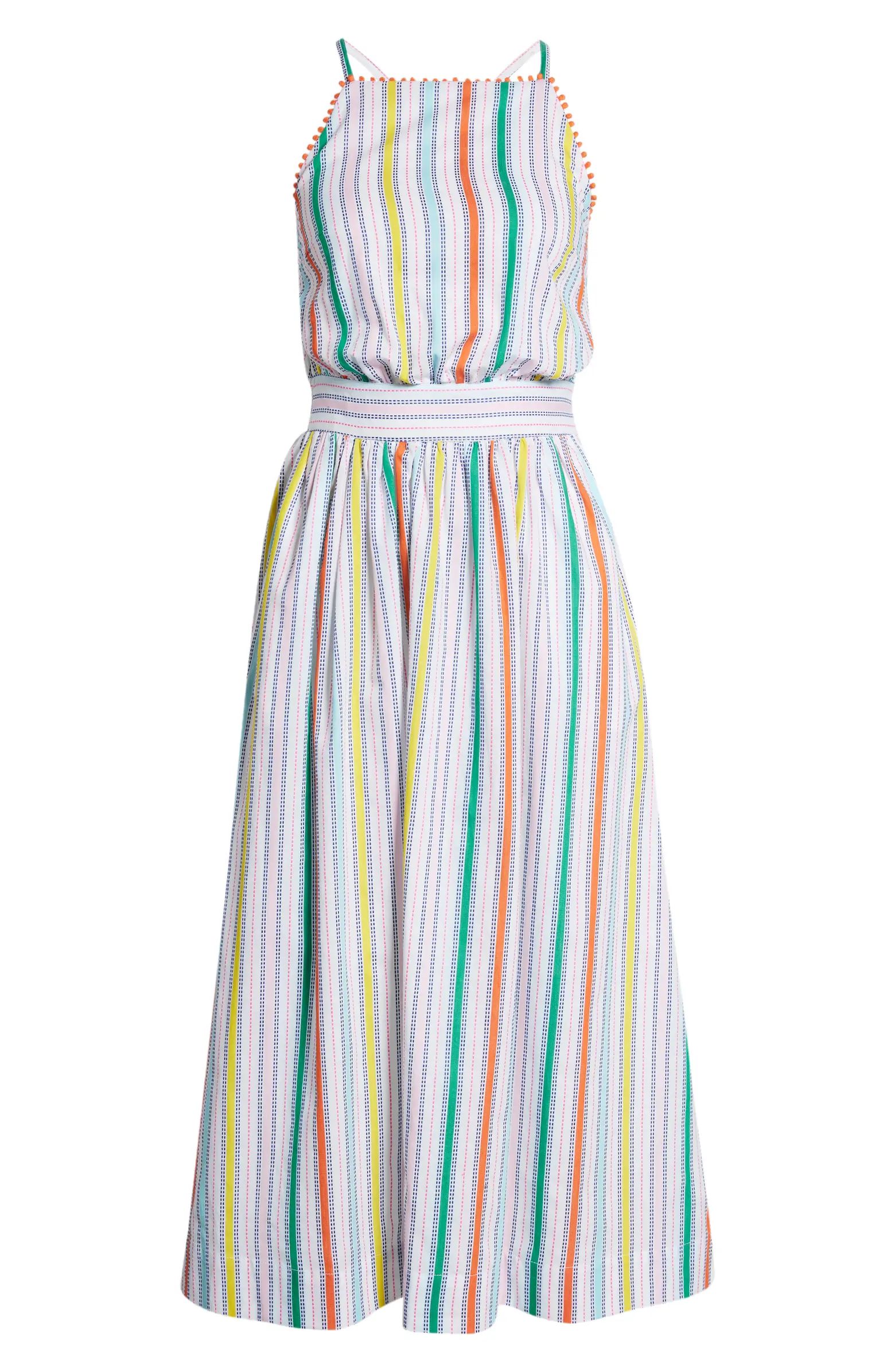 Stripe Stretch Cotton Sundress | Nordstrom