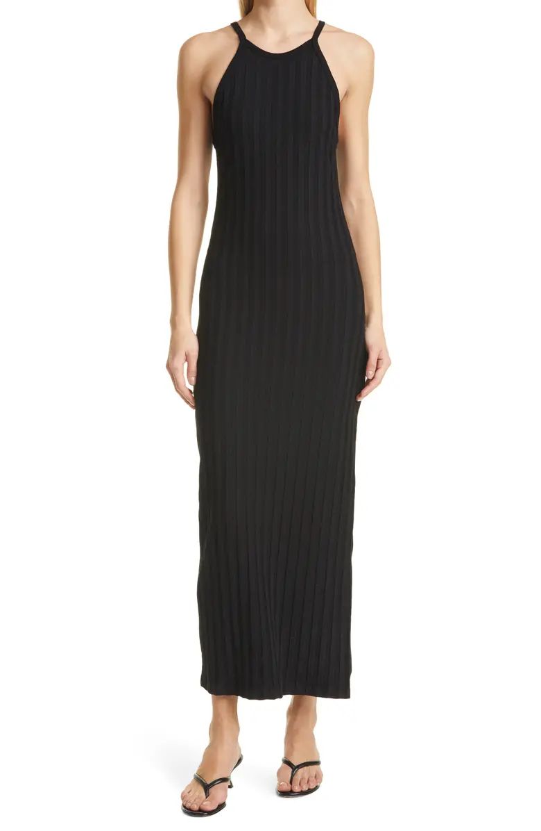 Jonathan Simkhai Standard Megan Ribbed Racerback Tank Dress | Nordstrom | Nordstrom