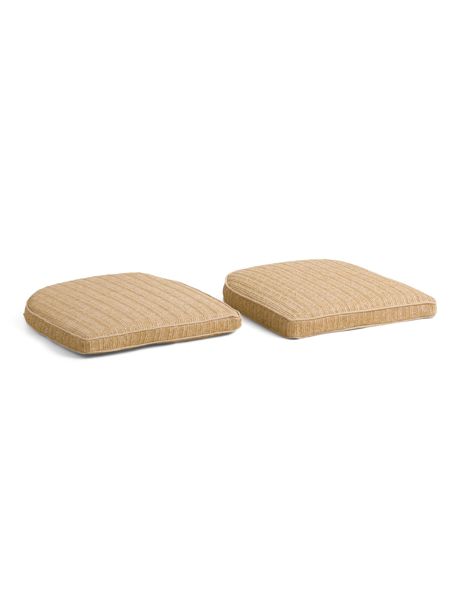20x20 2pc Set Outdoor Woven Gusset Square Chair Pads | TJ Maxx