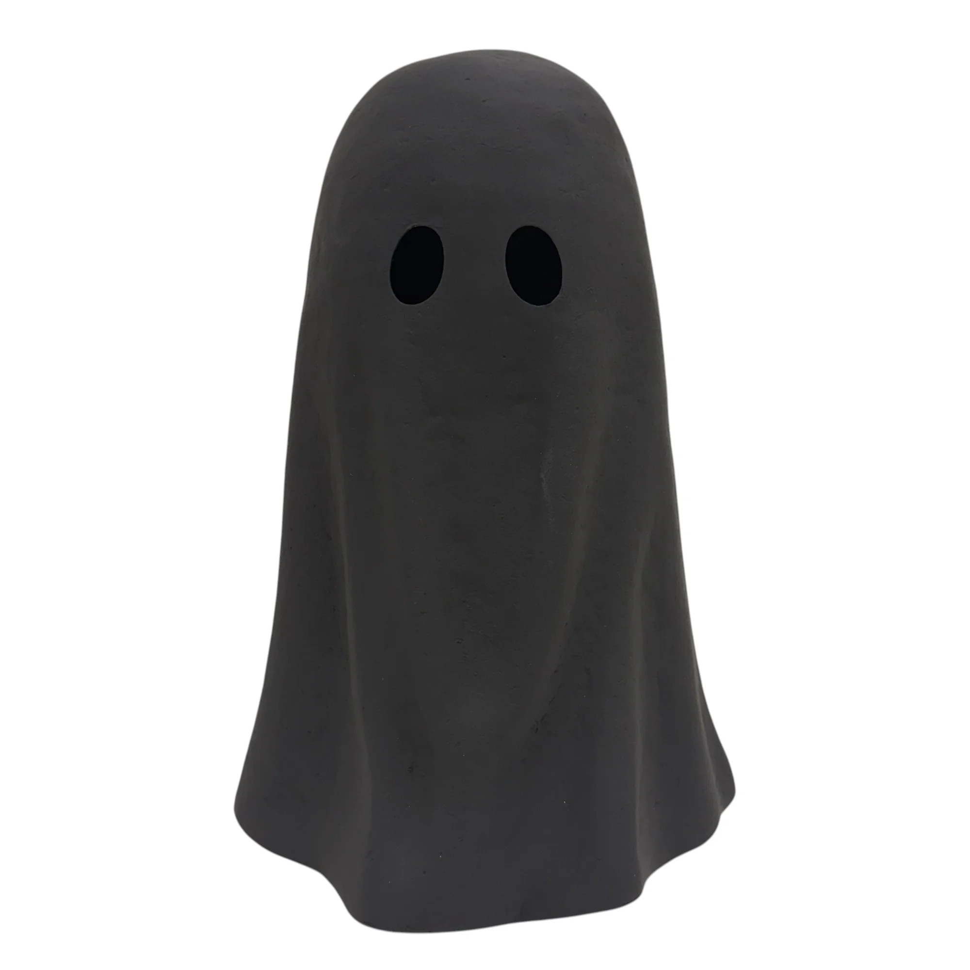 Paper Mache Ghost Decoration, Black, 11", Halloween by Way To Celebrate | Walmart (US)