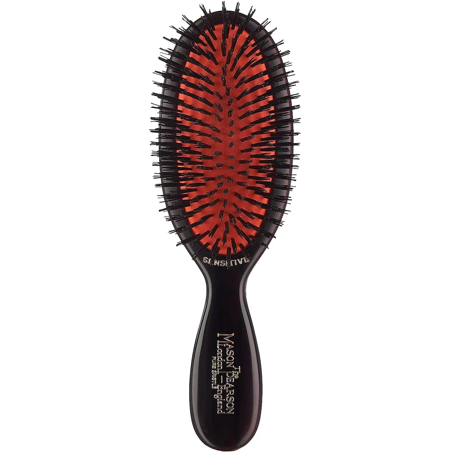 Mason Pearson Hair Brush Pocket Sensitive Pure Bristle SB4 Dark Ruby | Walmart (US)