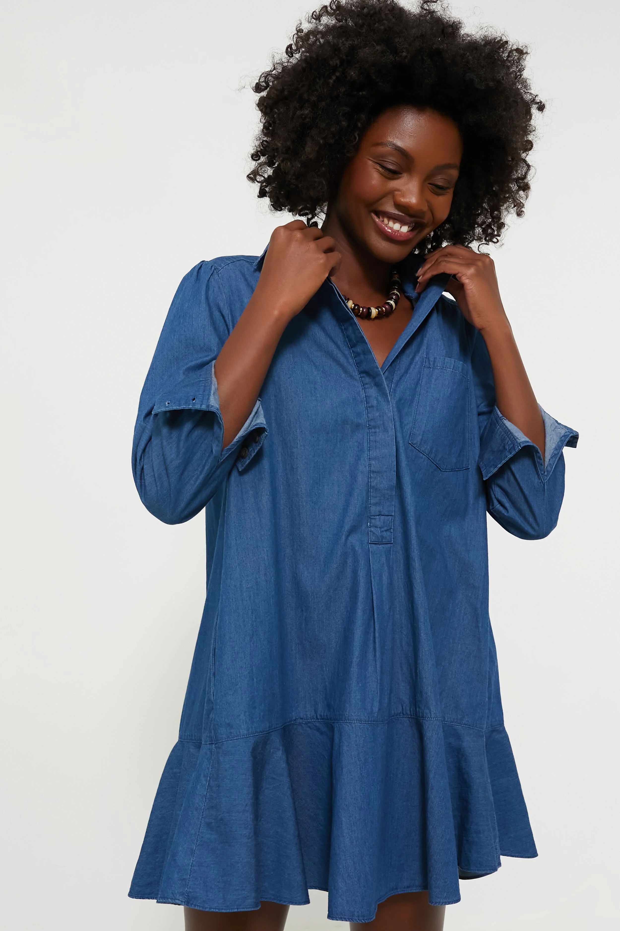 Lightweight Denim Callahan Shirt Dress | Tuckernuck (US)