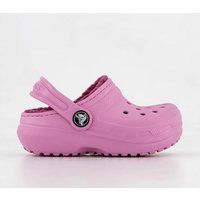 Crocs Classic Lined Toddler Clogs Taffy Pink | OFFICE London (UK)