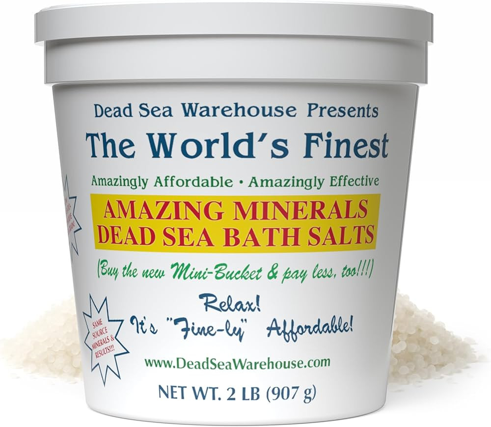 Dead Sea Warehouse – Amazing Minerals Dead Sea Bath Salts – 2 LBS – Highest Mineral Content... | Amazon (US)