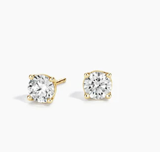 Gold Diamond Studs | Corace Collection