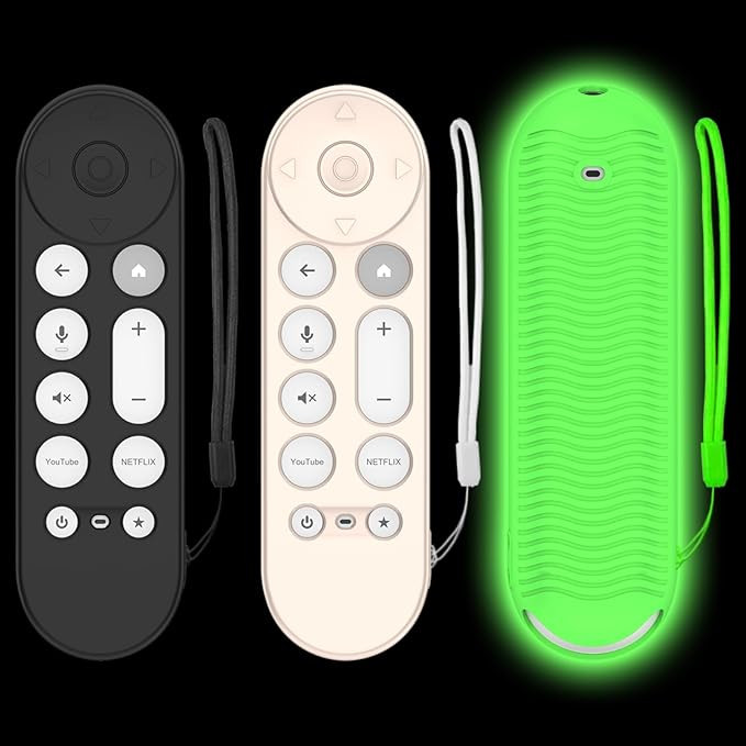[3 Pcs] Silicone Remote Case for Google TV Streamer 4K Voice Remote 2024,Shockproof Remote Cover ... | Amazon (US)