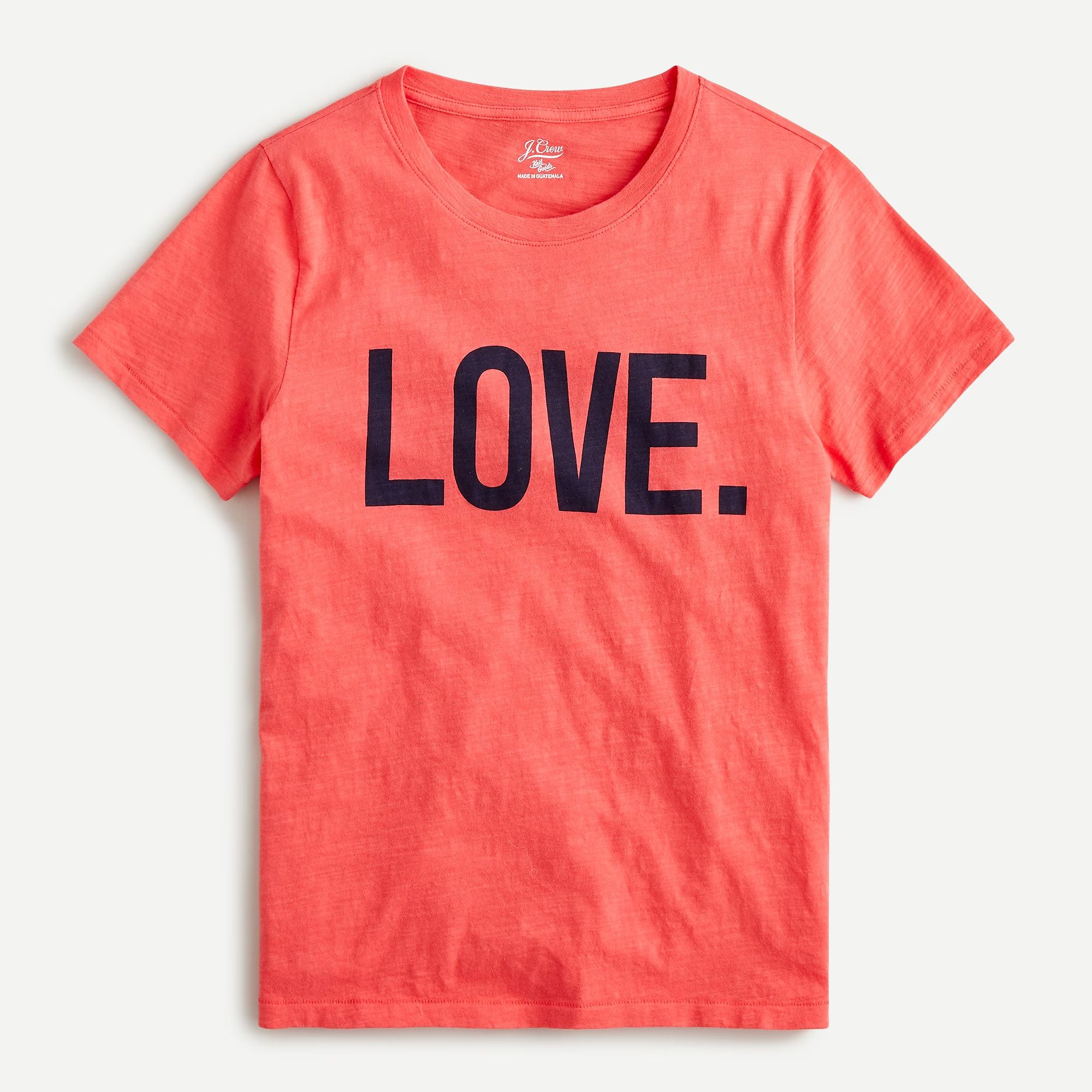 Vintage cotton crewneck "LOVE" T-shirt | J.Crew US